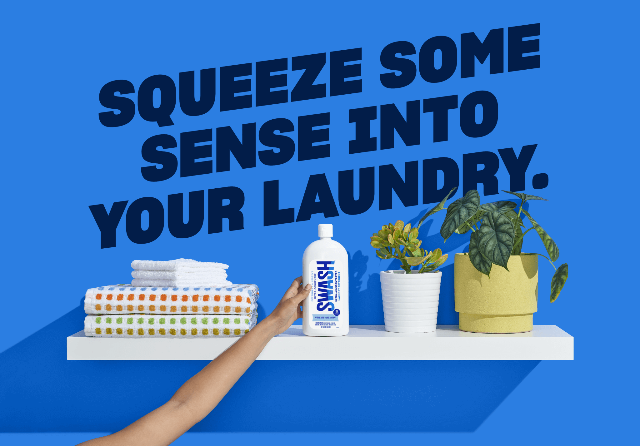 Squeeze some sense into laundry.